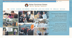 Desktop Screenshot of adriandominicans.org
