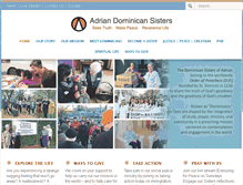 Tablet Screenshot of adriandominicans.org